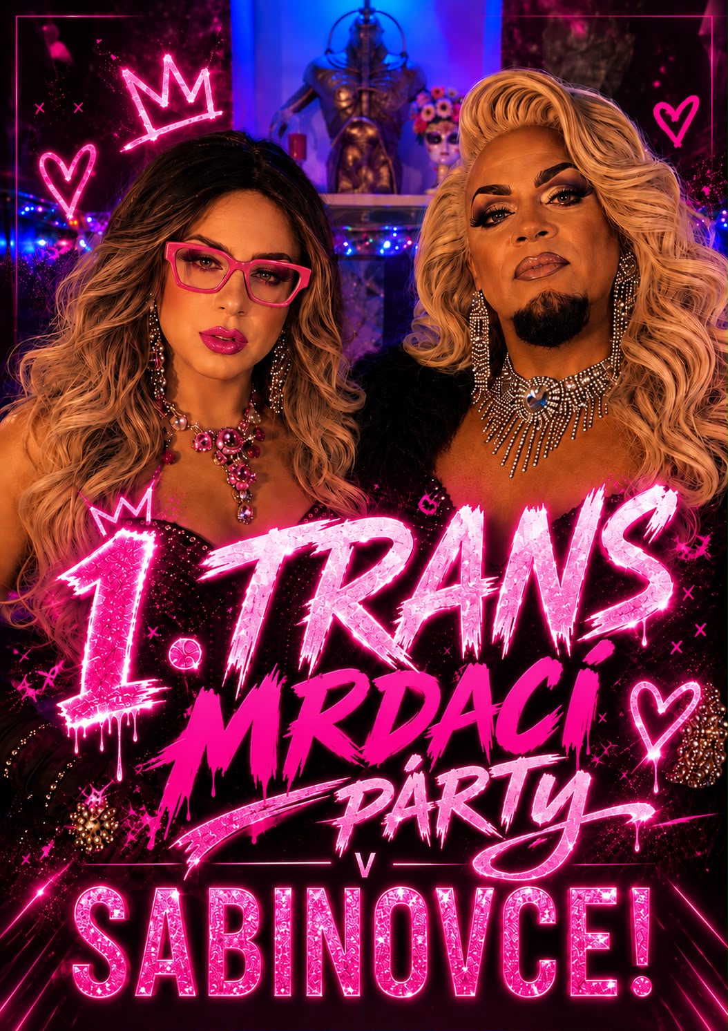 PRVNÍ MRDACÍ TRANS VEČER V SABINOVCE !!! 09.10.2026 od 19:00 do 23:30 !!!